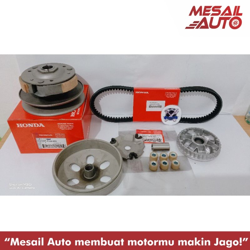 (Paket hemat CVT) Paket komplit CVT Honda Vario karbu Vario techno 110 karbu Vario CW KVB ORI