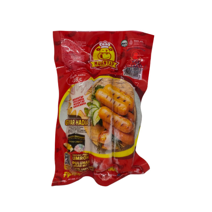 

Muantap Sosis Bakar Bartoz Mini Isi 3 Mantap 150gr