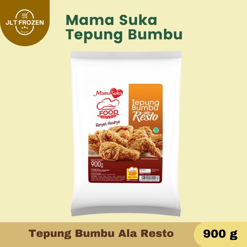 

TEPUNG BUMBU SERBAGUNA / TEPUNG BUMBU ALA RESTO / TEPUNG BUMBU AYAM MAMASUKA 900 GR
