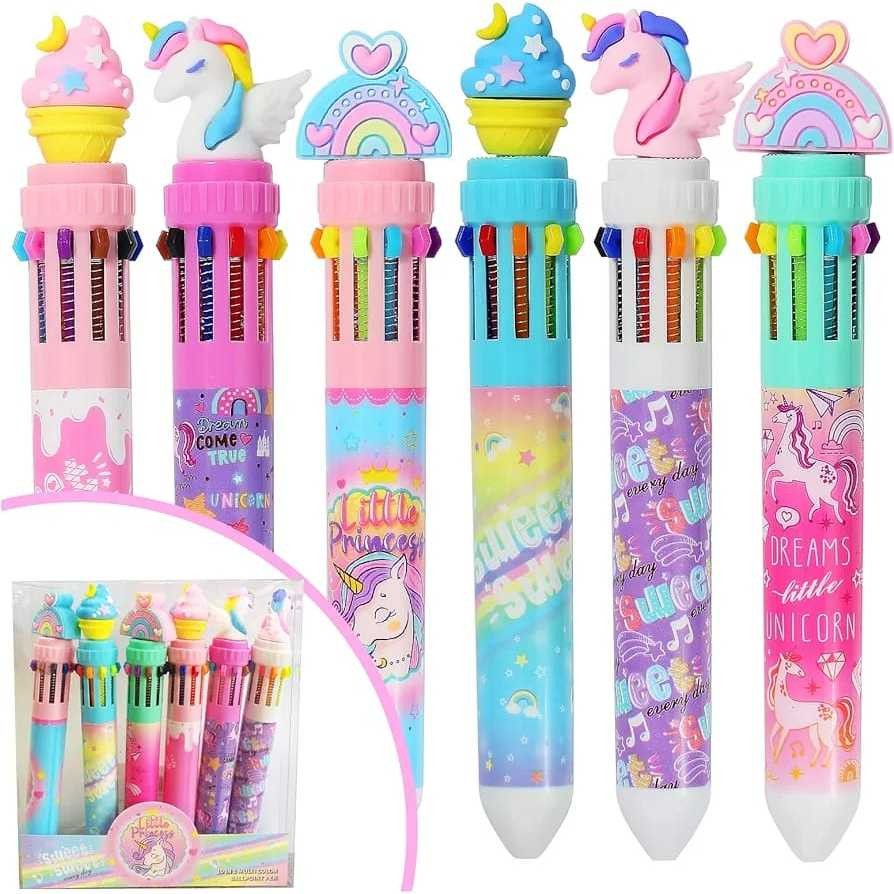 

Pulpen 10 in 1 Motif Rainbow high QualIty