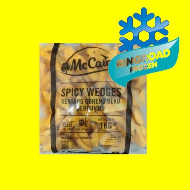 

MCCAIN SPICY WEDGES 1 KG