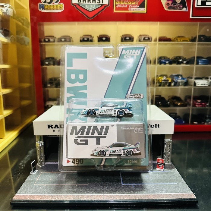 Mini GT 490 LB Super Silhouette Nissan Silvia S15 Auto Finesse Mijo