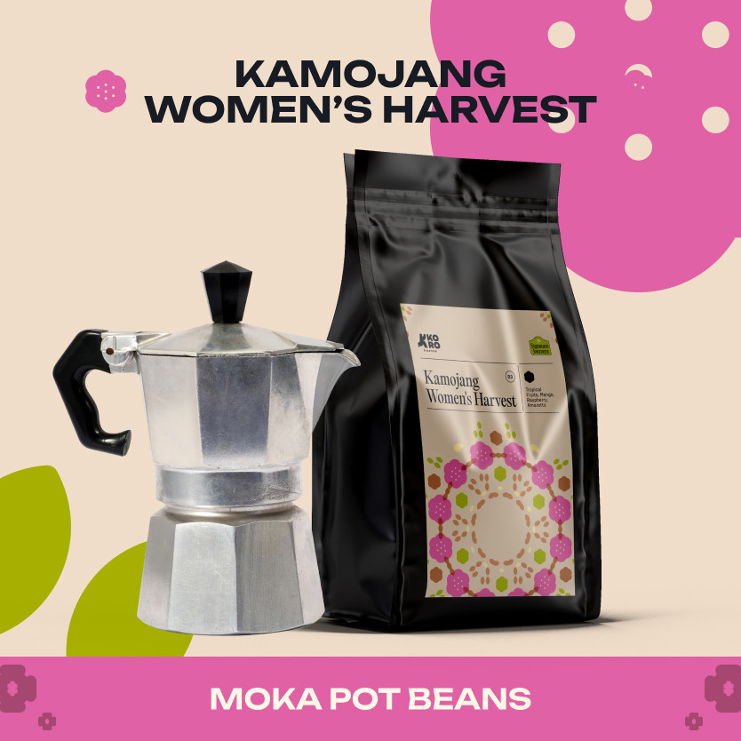 

KORO ROASTERS Arabica Kamojang Biji Kopi - Mokapot Espresso Roast - Single Origin Specialty Coffee