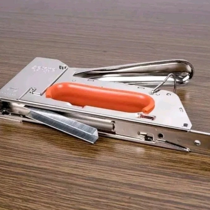 cod Staples TEMBAK Staples Steples Gun Tembak Jok Kulit Motor sofa dekor - Steples