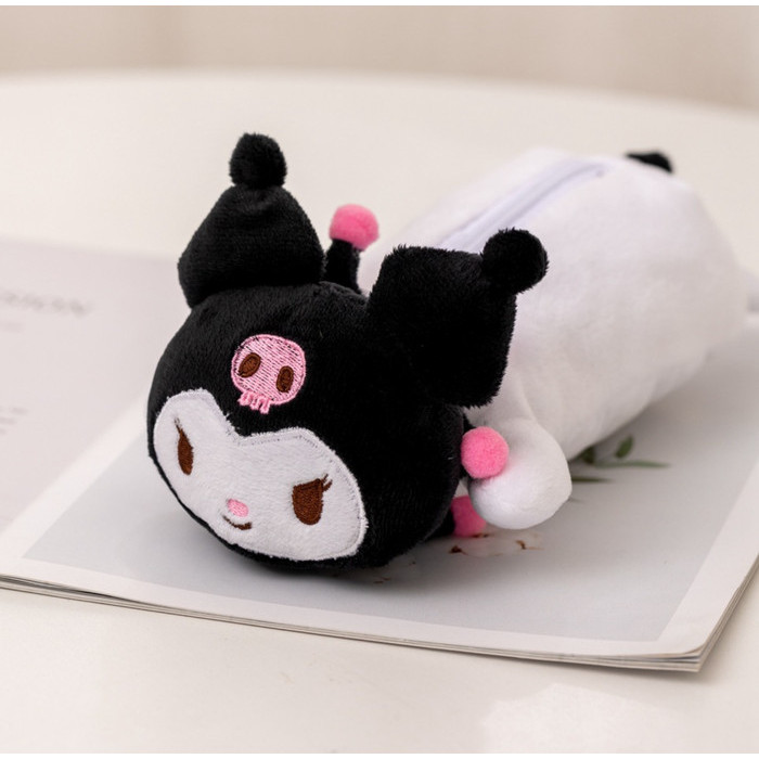 

[New Arrival]Best Tempat Pensil Kotak Pensil kapasitas besar karakter Sanrio Fluffy doll - Kuromi