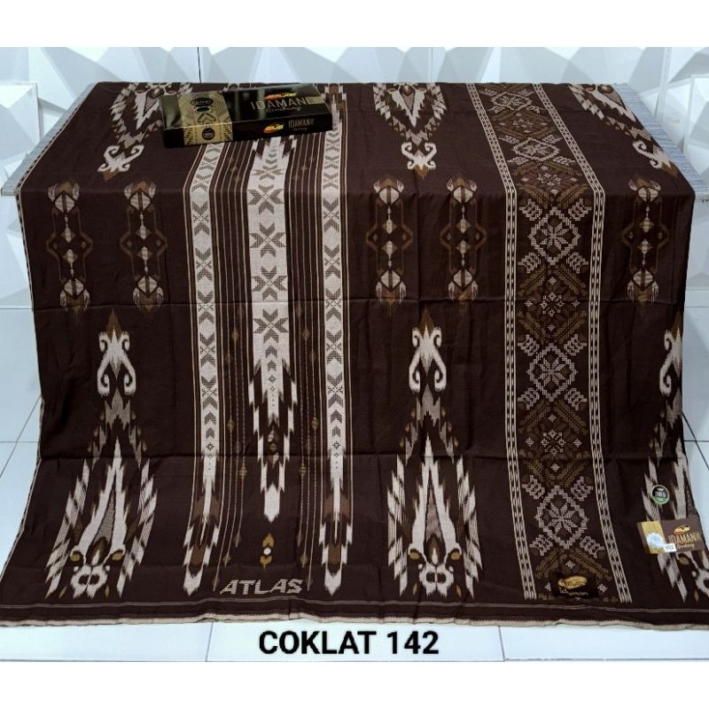 Sarung Atlas Idaman Kembang 555 Motif Bhs Sge, Sgf