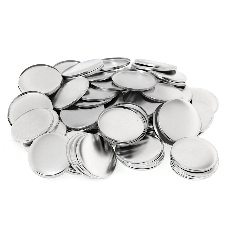 

200Sets 25mm/37mm/44mm/50mm Blank Pin Back Button Parts for Button Maker Machine DIY Round Badge Making Supplies