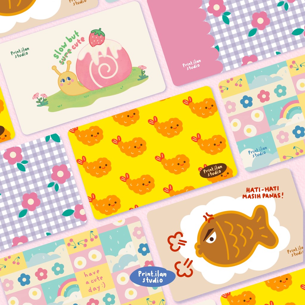 

Card skin / sticker pelindung kartu / garskin kartu e-money waterproof by Printilan Studio