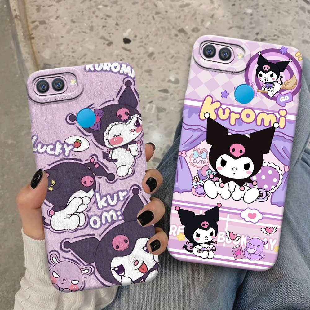 Case Oppo A5s A7 A12 A11K F9 REALME 2 pro A3s A1k Motif Kuromi elegan - Kekinian Case oppo - Case Fa