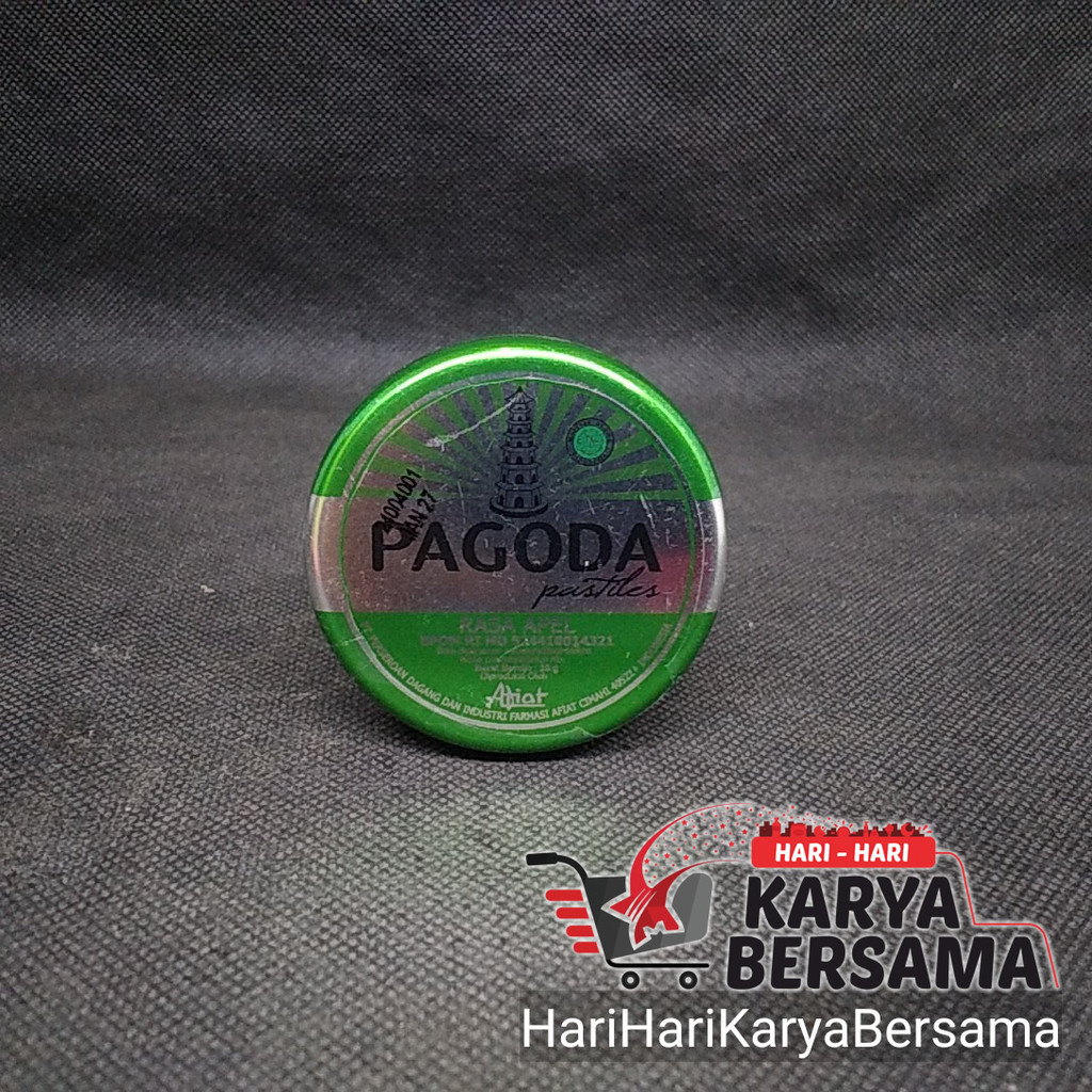 

PERMEN PAGODA PASTILES RASA APEL 20GR