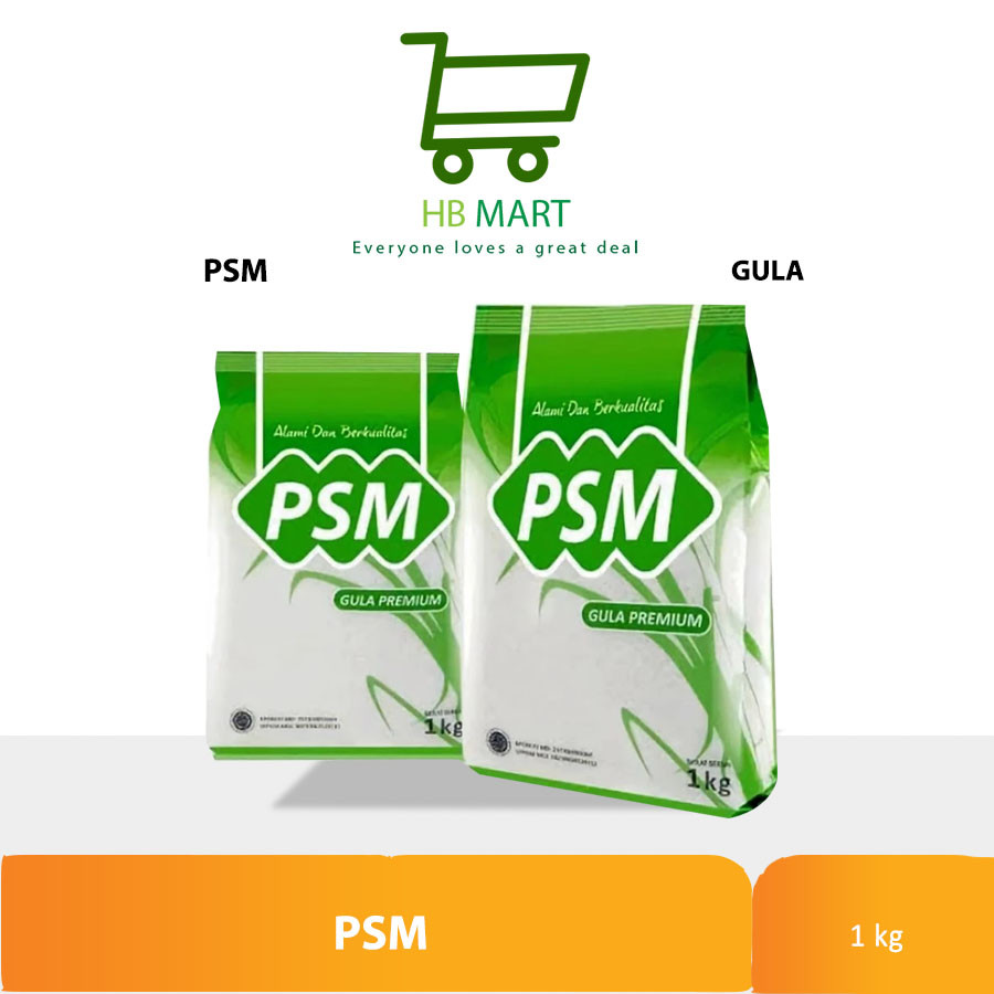 

PSM GULA PUTIH 1KG / GULA PASIR 1 KG