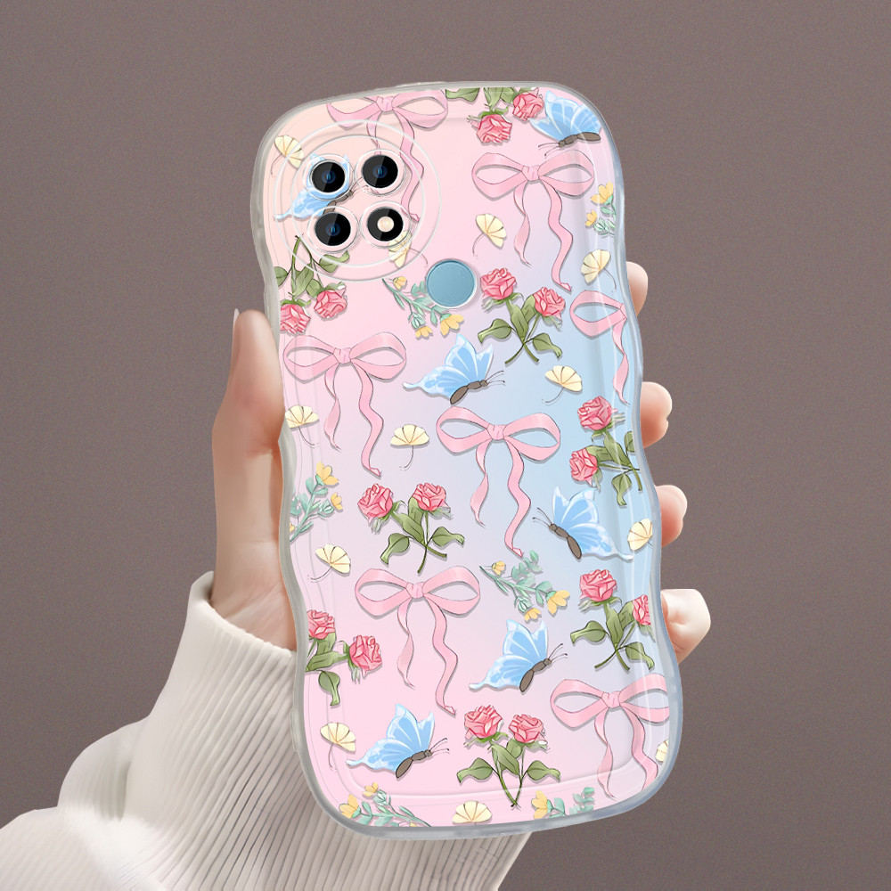 OPPO A15 A15S Case Softcase Casing Hp Kesing Soft  Kartun Lucu Cassing Cute Flower 4993