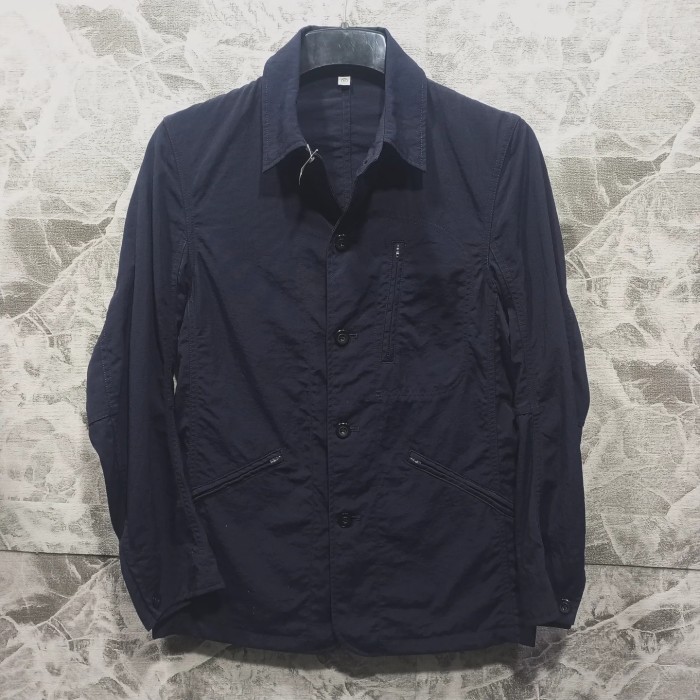 jaket outer UNIQLO basic polos basic blue sz M casual pria