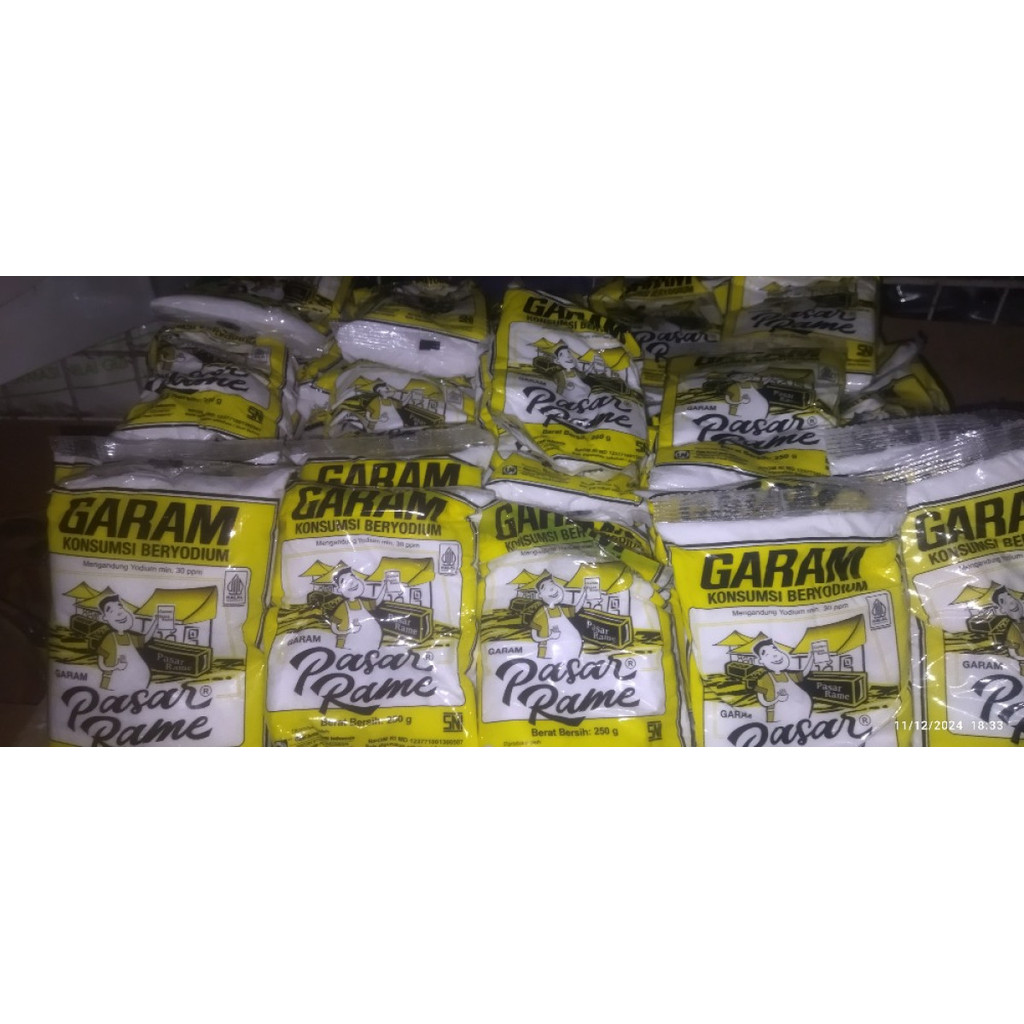 

garam meja lokal beryodium 250gr