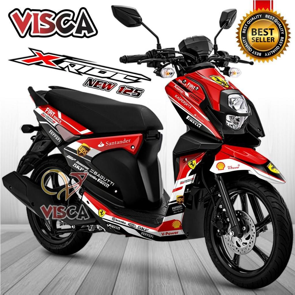 DECAL X RIDE 125 FULL BODY STIKER X RIDE 125 FULL BODY STIKER