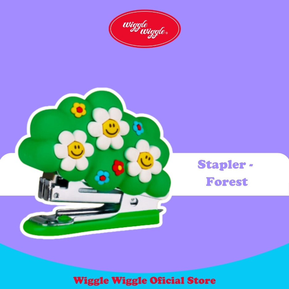 Wiggle Wiggle  Stapler - Forest Hekter Streples Straples Stapler Staples Kecil Lucu