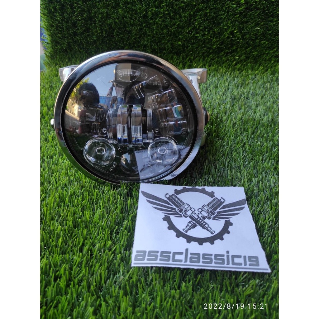 LAMPU DAYMAKER 16 LED 5,75 INCH SET BATOK DAN PANGKON LAMPU PESEK MODEL CNC AS 31