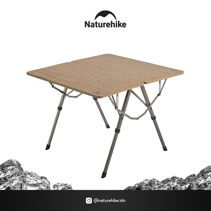 Meja Lipat Kayu Naturehike CNH22JU054 Lightweight Folding Table