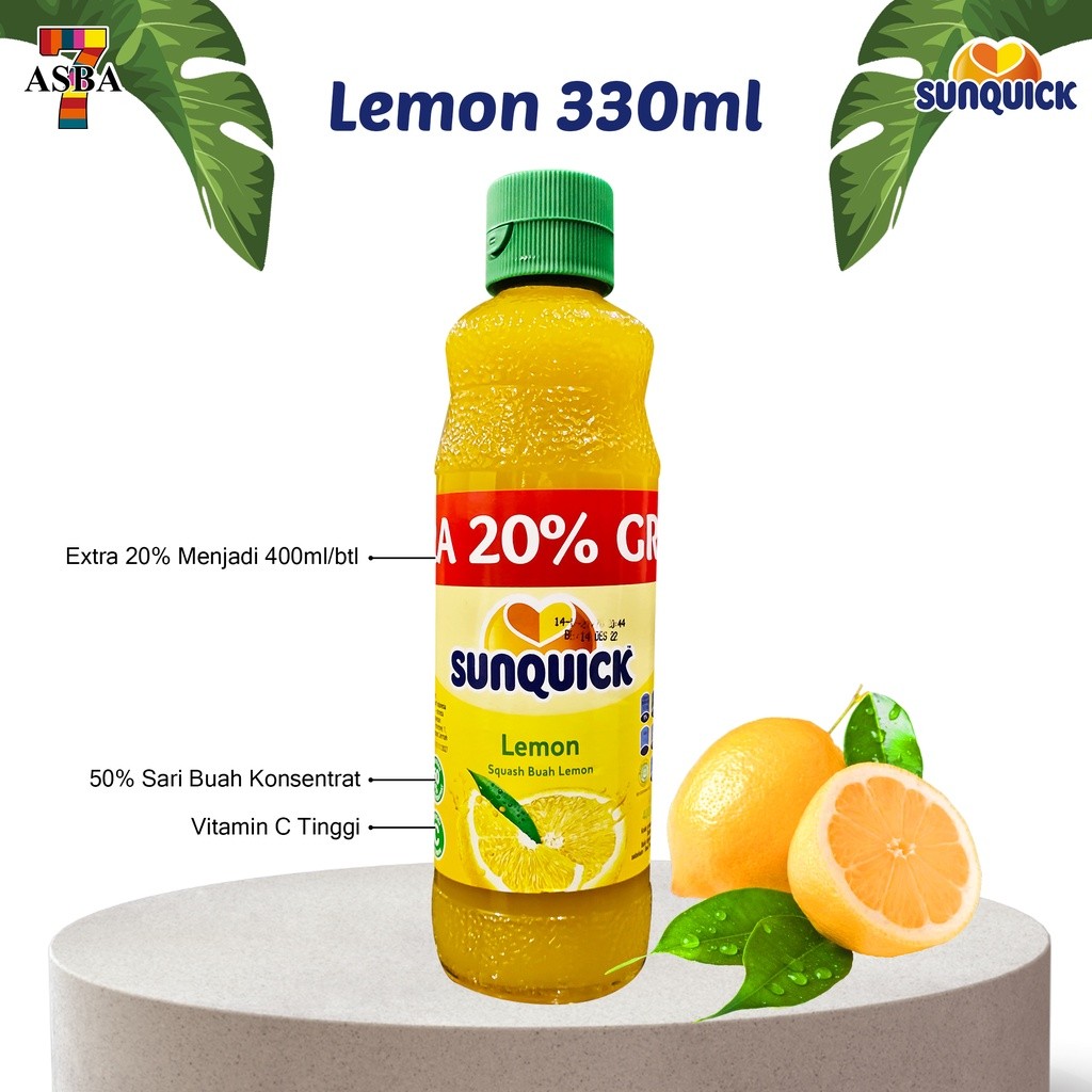 

SUNQUICK RASA LEMON 330ML