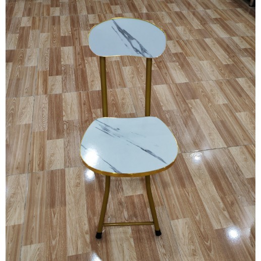 Highline Kursi Lipat Kursi Makan Lipat Folding Chair Portabel - 103 Putih