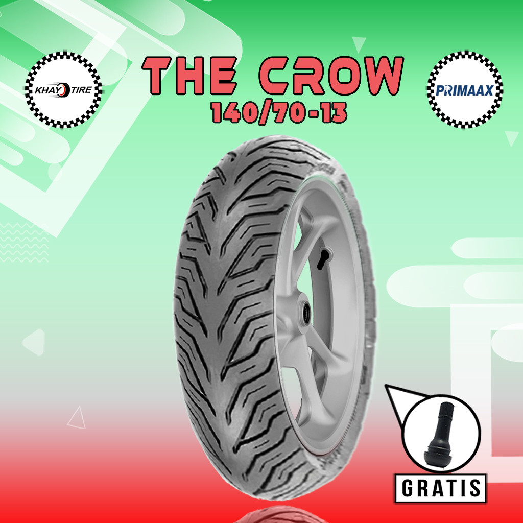 Ban Belakang Motor  NMAX - ADV - PCX 160 PRIMAAX SK 72 THE CROW 140/70 Ring 13 Tubeless