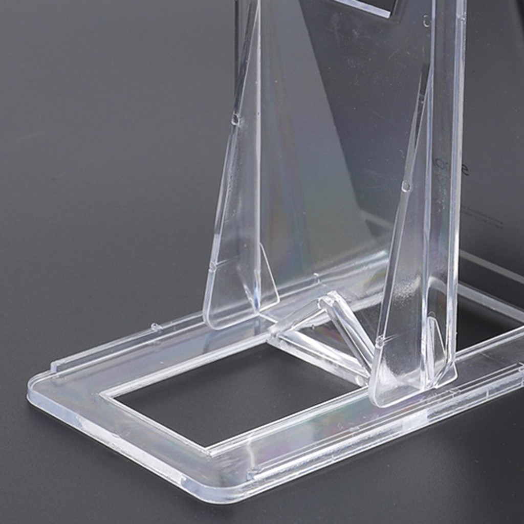 

5pcs Display Holder Stand Clear Shelf Collectible Save Space