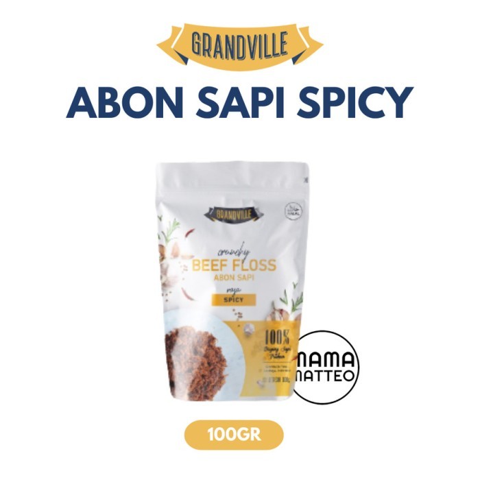 

Grandville Beef Floss Abon Sapi Crunchy - ABON SAPI - GV Sapi Spicy