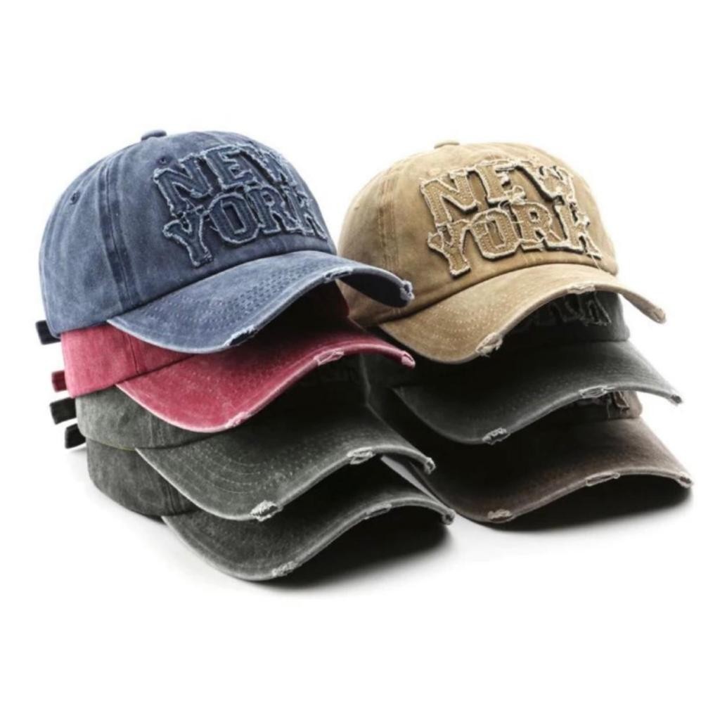 TOPI BASEBALL NEW YORK VINTAGE POLOS SOBEK CAP CASUAL BISA (COD)