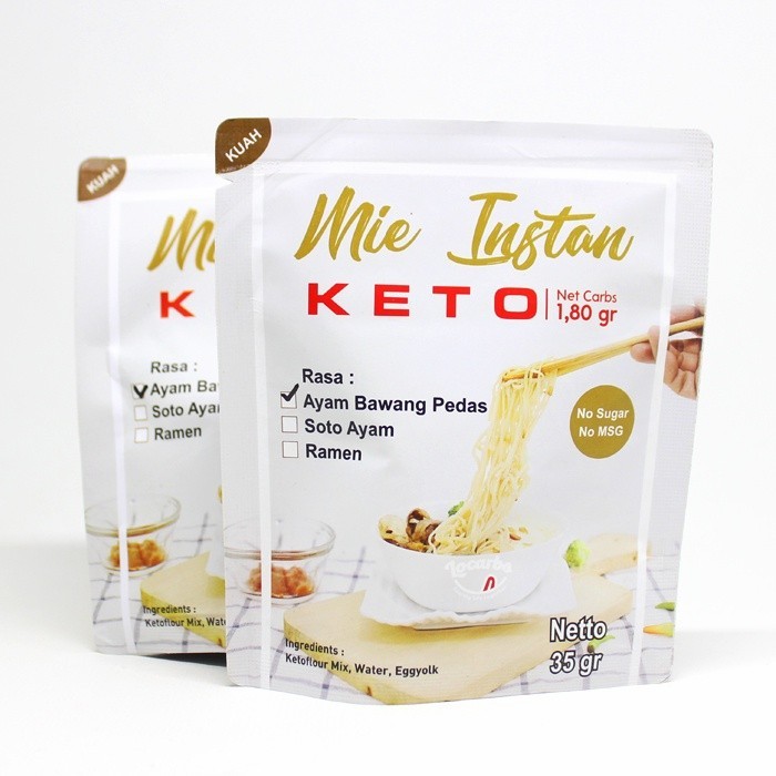

Mie Keto Instan || Mie Lowcarb - Ayam Bawang