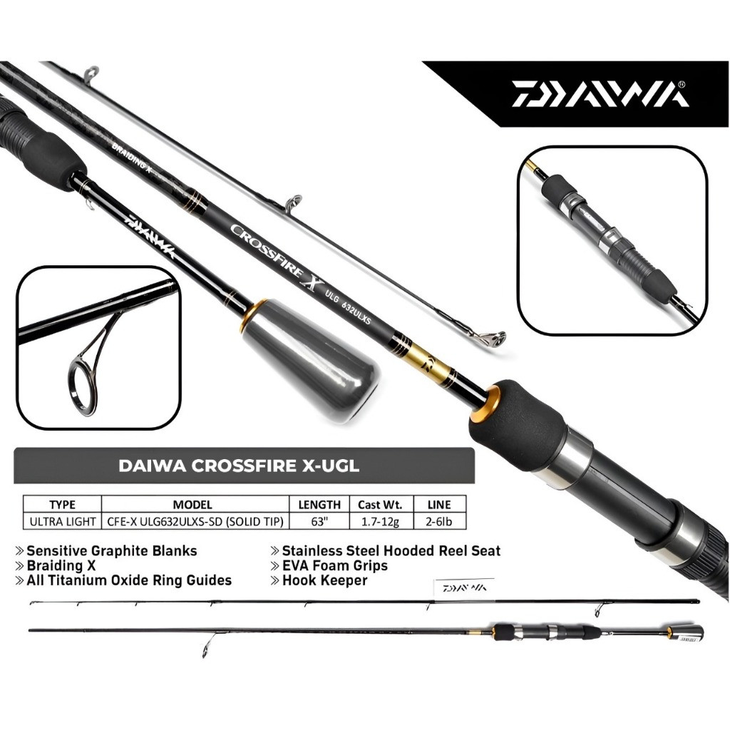 JORAN DAIWA CROSSFIRE X UGL 632ULXS