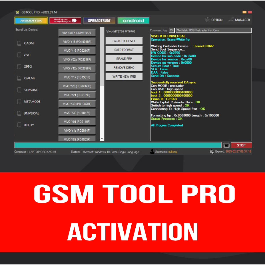 GS TOOL PRO