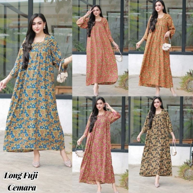 DASTER KIMONO JUMBO LENGAN PANJANG / HOMEDRES KEKINIAN / DASTER SEMATA KAKI