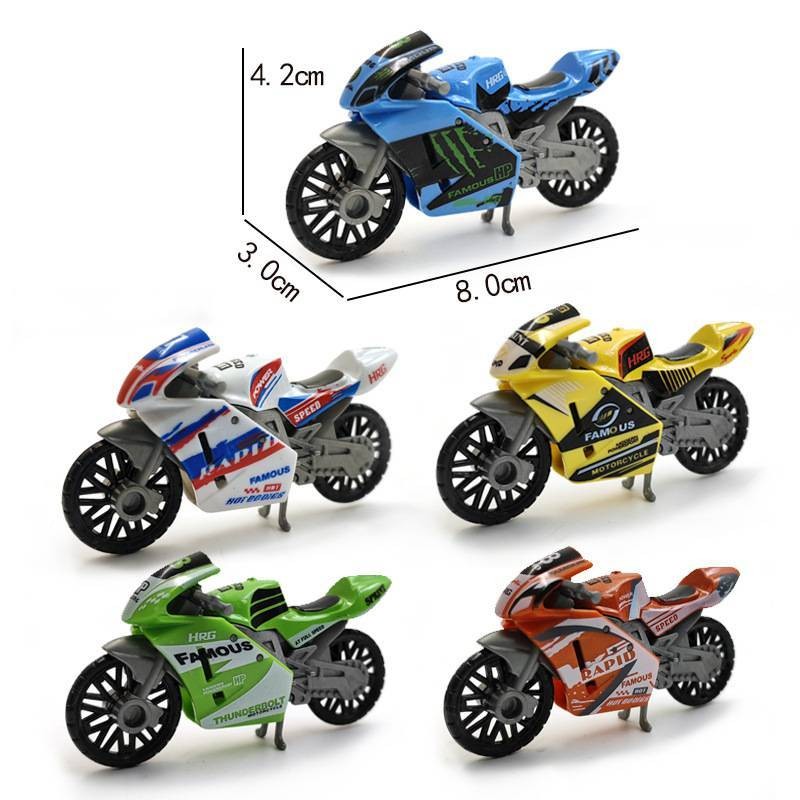Simulated Motorcycle Racing Alloy Car Model Children's Toy Car