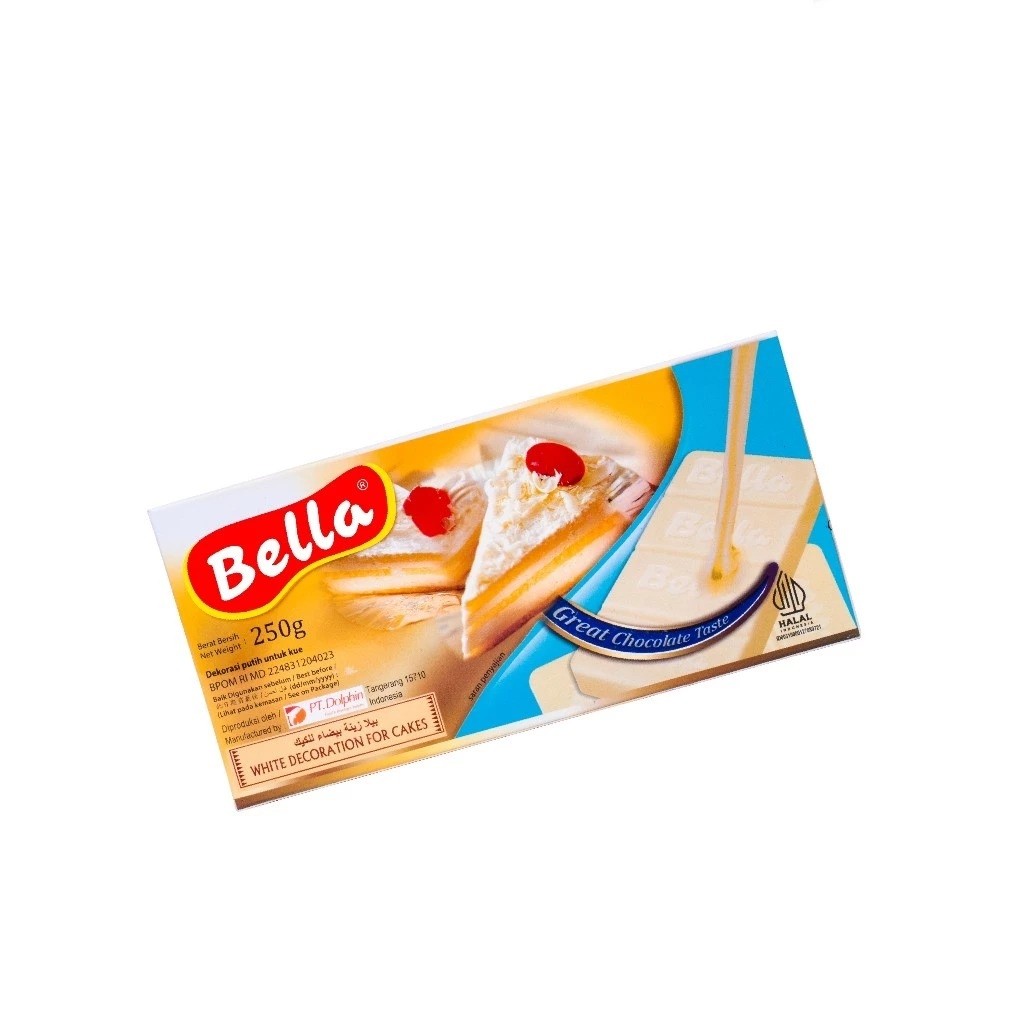 

BELLA COMPOUND WHITE 250gram | Cokelat Putih Compound