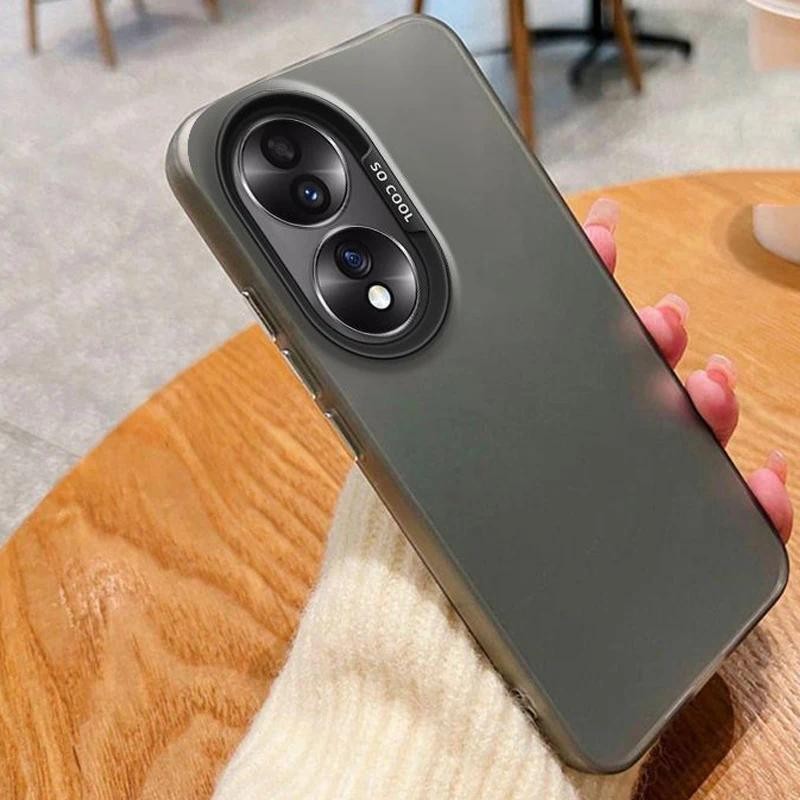 For Honor X7b Honor X7b 5G Honor X7B Phone Case Frosted Anti-Slippery Metal Film Simplicity Case Cov