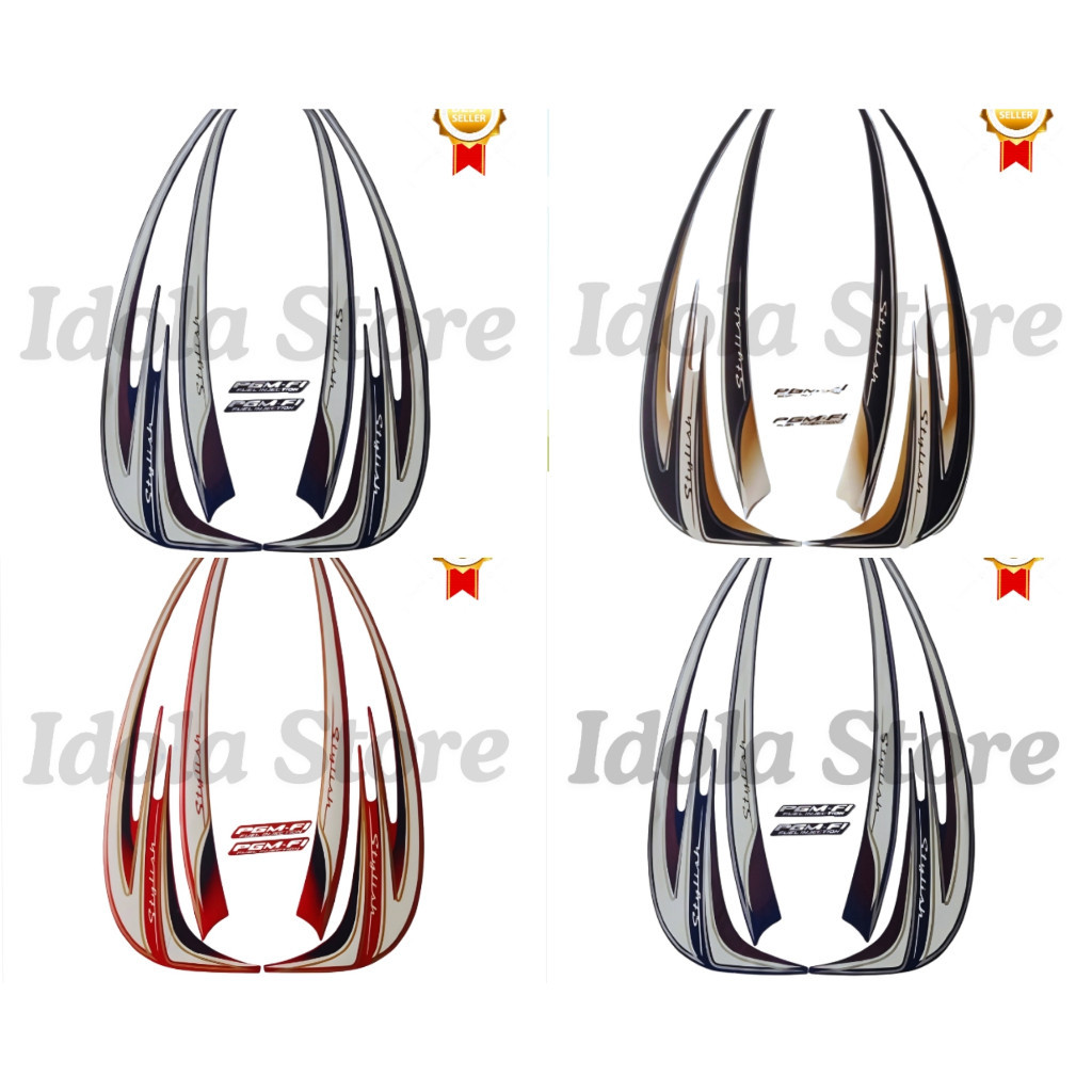 Stiker Striping Honda Scoopy Staylish 2014 Lis Les Body Scoopy Staytlish 2014 Terbaik