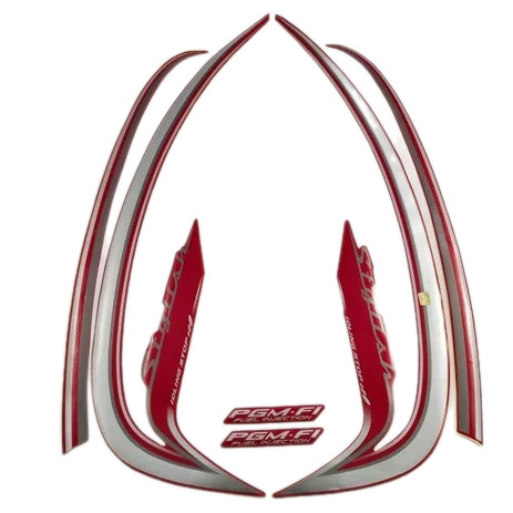 STIKER STRIPING STANDART SCOOPY STYLISH 2017 | STIKER BODY HONDA SCOOPY STYLISH 2017 | TERMURAH