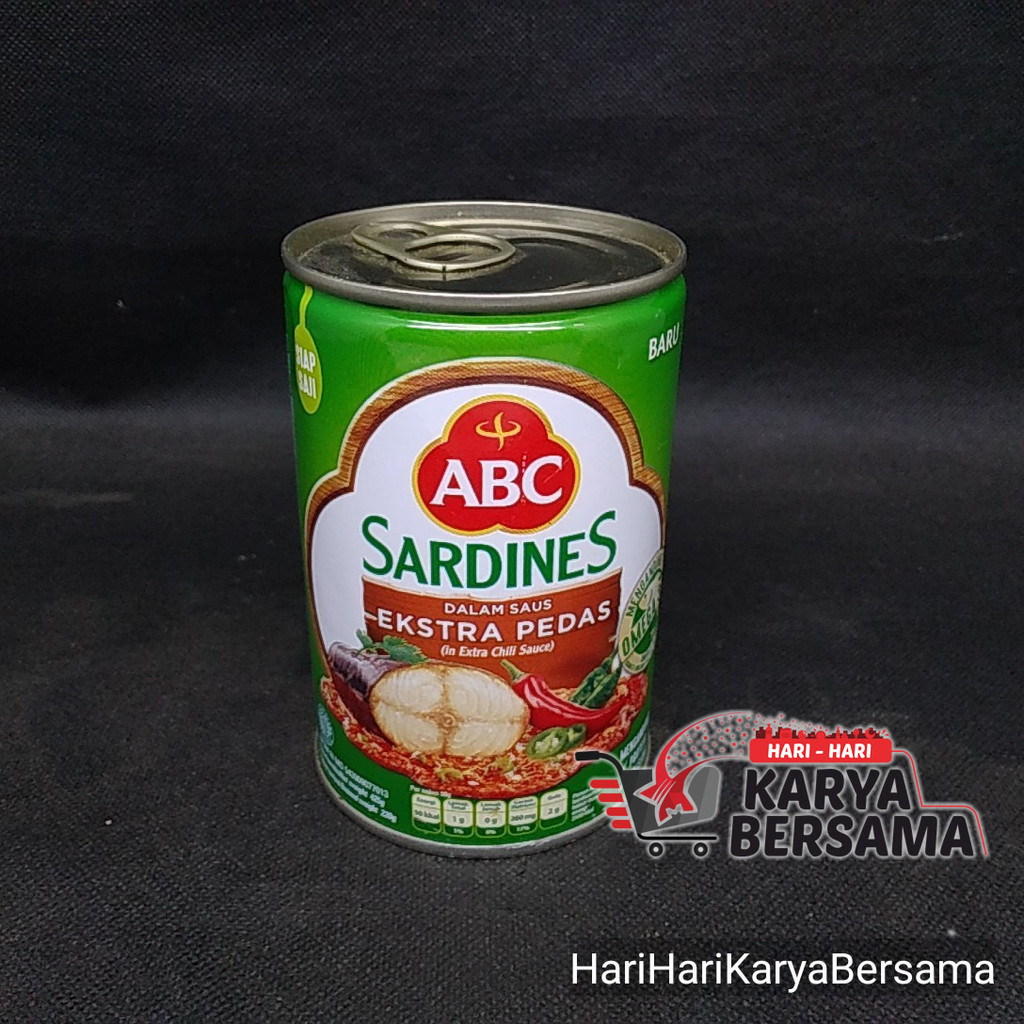 

MAKANAN KALENG ABC SARDINES EKSTRA PEDAS 425GR