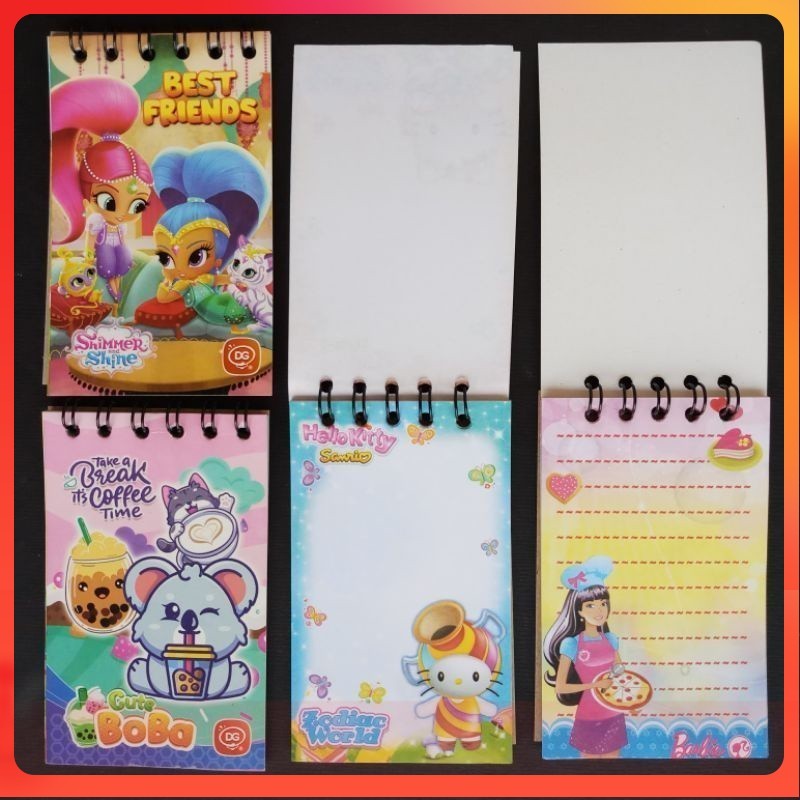 

SATUAN 1 BIJI BUKU NOTES SPIRAL DG UKURAN S