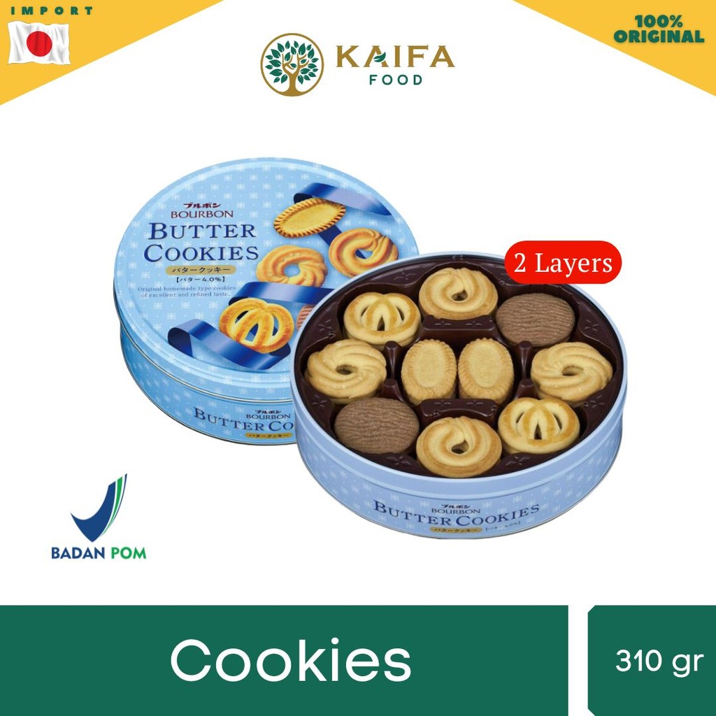 

Bourbon Butter Cookies Assorted - Biskuit Butter khas Jepang