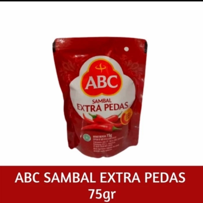 

New Item ABC SAMBAL EXTRA PEDAS PCH 75G