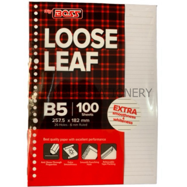 

Loose Leaf/Isi Binder B5-100