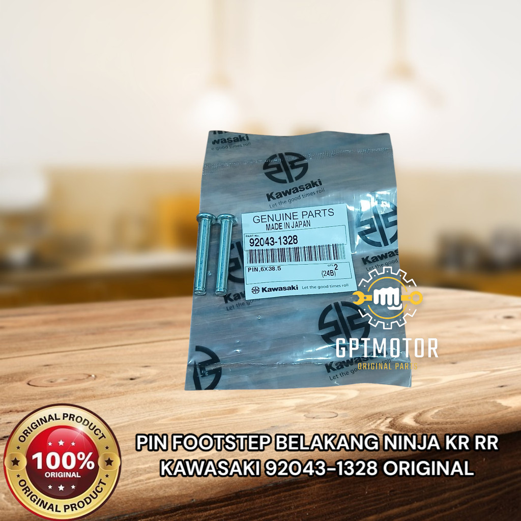 PIN FOOTSTEP BELAKANG NINJA KR RR KAWASAKI 92043-1328