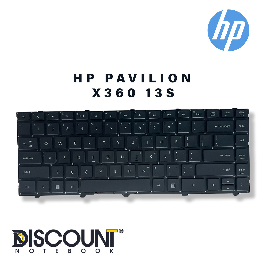 KEYBOARD LAPTOP HP PAVILION 13-S BLACK [GARANSI 3 BULAN]
