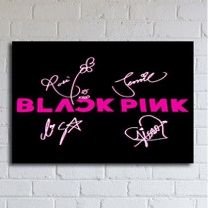 

DL25 Poster Dindnig Art Black Pink