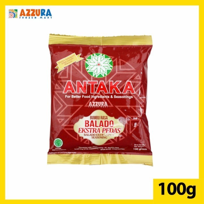 

NEW ITEM ANTAKA BUMBU RASA BALADO EKSTRA PEDAS 100G BAHAN MASAK