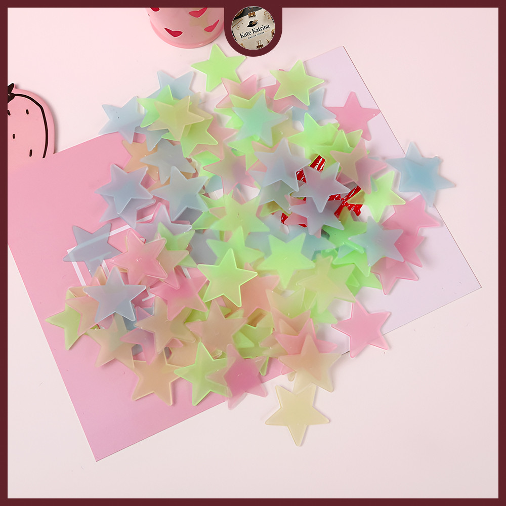

KK STIKER BINTANG GLOW IN THE DARK SET ISI 100PC STAARWALL STIKER