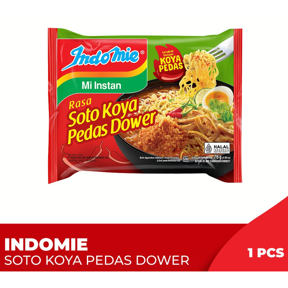 

Indomie Soto Koya Pedas Dower Indofood