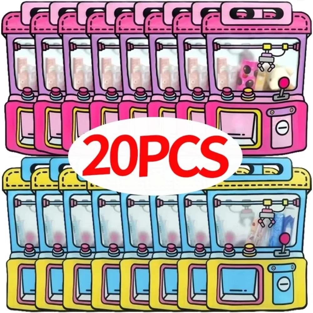 

20/1PCS Cartoon Doll Shape Snack Bag Food Grade Candy Cookie Sealing Pocket Wedding Children's Birthday Party Gift Packaging Bag