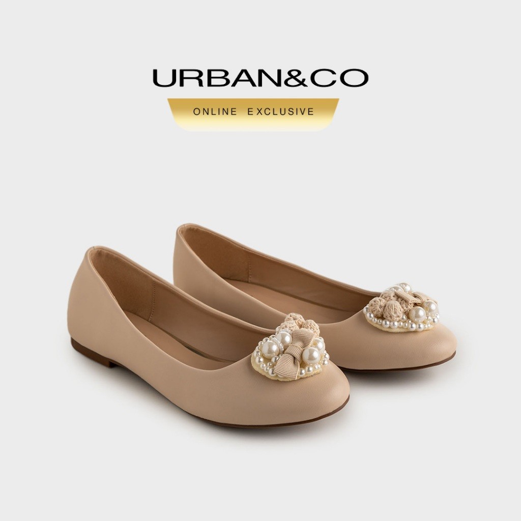 URBAN&CO Essentials Sepatu FlatShoes Slip On Flat Shoes Wanita - Juniper
